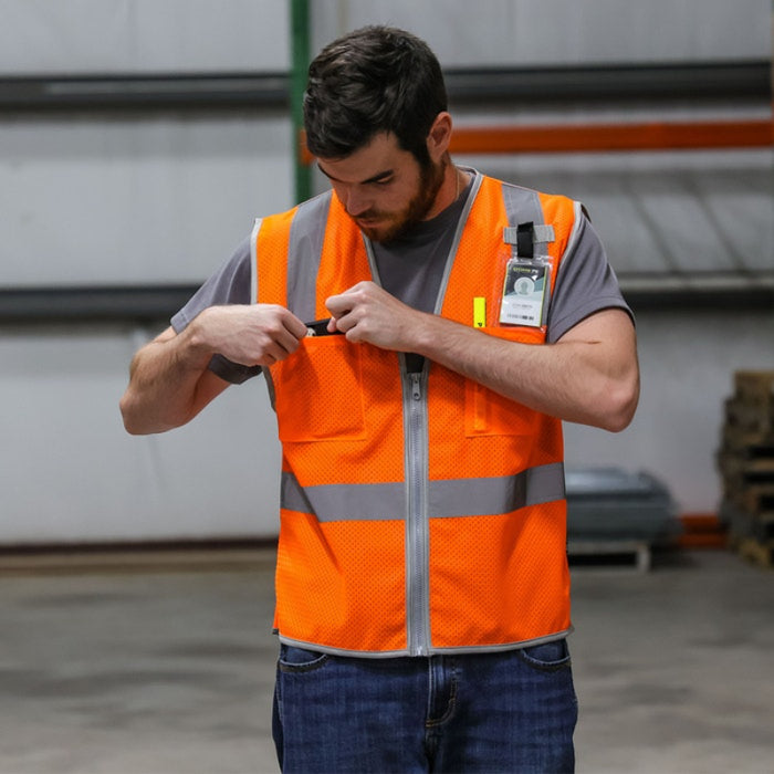 DOME75® DYNAMIC SERIES Hi-Vis ANSI Class 2 Viz-Cool Mesh Safety Vest - DV1221
