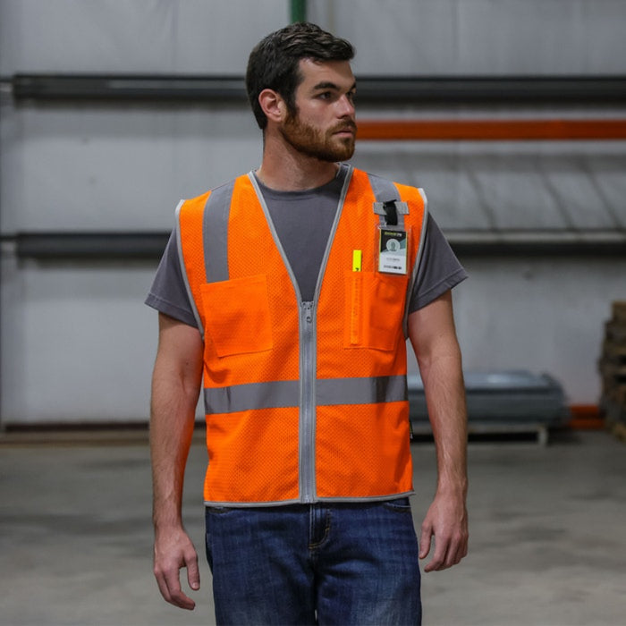 DOME75® DYNAMIC SERIES Hi-Vis ANSI Class 2 Viz-Cool Mesh Safety Vest - DV1221