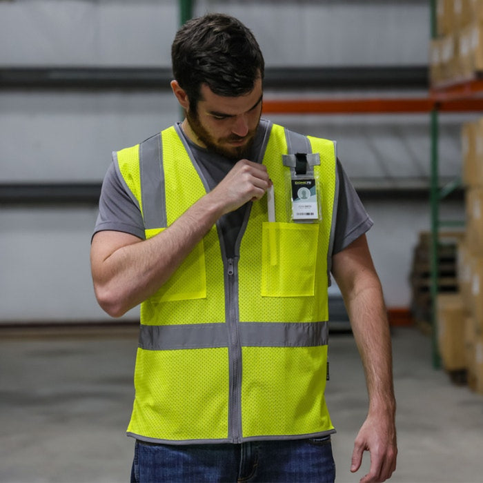 DOME75® DYNAMIC SERIES Hi-Vis ANSI Class 2 Viz-Cool Mesh Safety Vest - DV1221