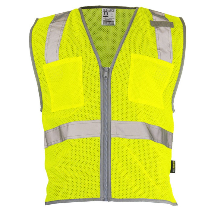 DOME75® DYNAMIC SERIES Hi-Vis ANSI Class 2 Viz-Cool Mesh Safety Vest - DV1221
