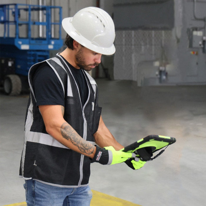 DOME75® DYNAMIC SERIES Enhanced Visibility Identification Mesh Safety Vest - DV1281