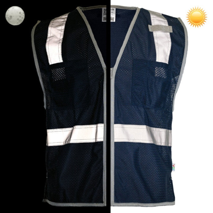 DOME75® DYNAMIC SERIES Enhanced Visibility Identification Mesh Safety Vest - DV1281