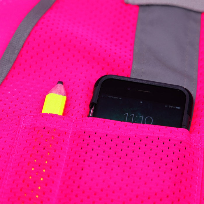 DOME75® DYNAMIC SERIES Enhanced Visibility Identification Mesh Safety Vest - DV1281