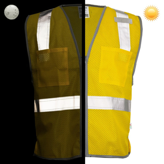 DOME75® DYNAMIC SERIES Enhanced Visibility Identification Mesh Safety Vest - DV1281