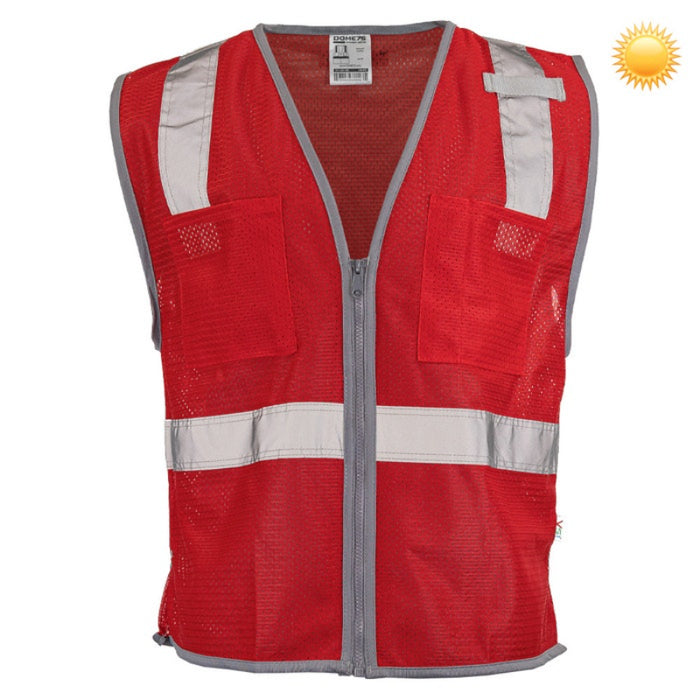 DOME75® DYNAMIC SERIES Enhanced Visibility Identification Mesh Safety Vest - DV1281