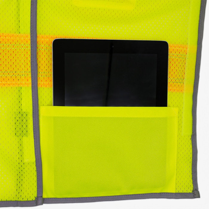 DOME75® DYNAMIC SERIES ANSI Class 2 Hi-Vis 5-Point Breakaway Mesh Safety Vest - DV2123BA