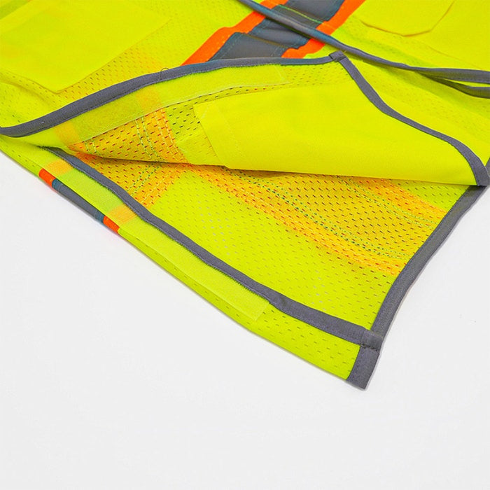 DOME75® DYNAMIC SERIES ANSI Class 2 Hi-Vis 5-Point Breakaway Mesh Safety Vest - DV2123BA