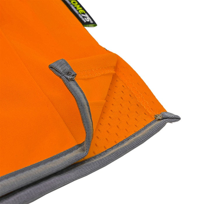 DOME75® DYNAMIC SERIES ANSI Class 2 Solid Front/Mesh Back Hi-Vis Contrast Safety Vest - DV2123S