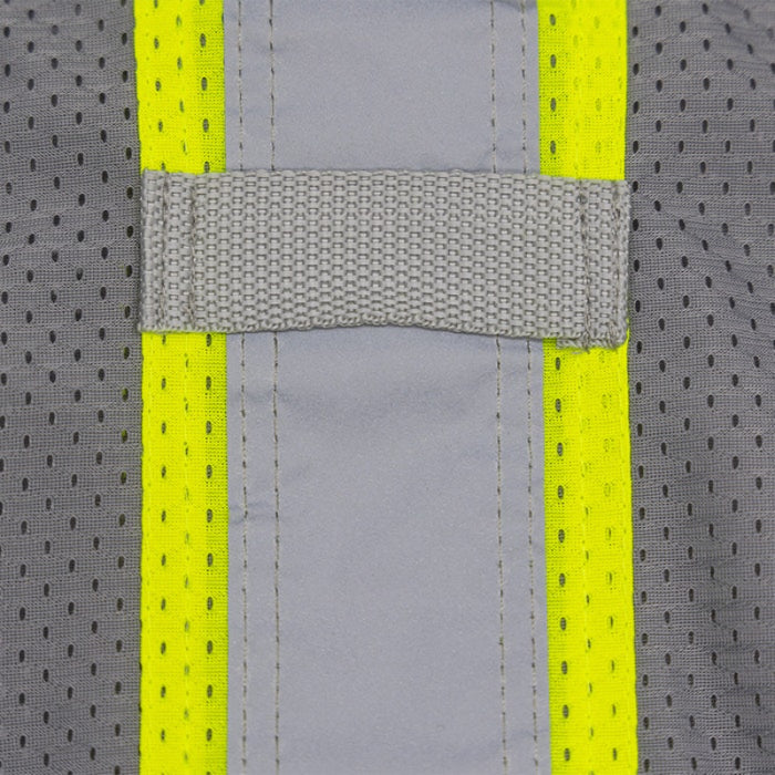 DOME75® DYNAMIC SERIES Enhanced Visibility Identification Hi-Vis Contrast Mesh Safety Vest - DV2183