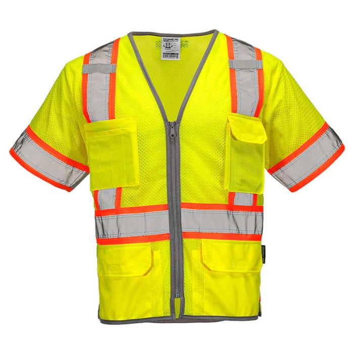 DOME75® DYNAMIC SERIES ANSI Class 3 Hi-Vis Contrast Viz-Cool Safety Vest - DV2533