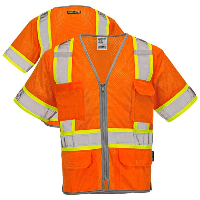 DOME75® DYNAMIC SERIES ANSI Class 3 Hi-Vis Contrast Viz-Cool Safety Vest - DV2533
