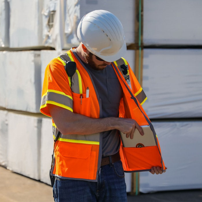 DOME75® DYNAMIC SERIES ANSI Class 3 Hi-Vis Contrast Viz-Cool Safety Vest - DV2533