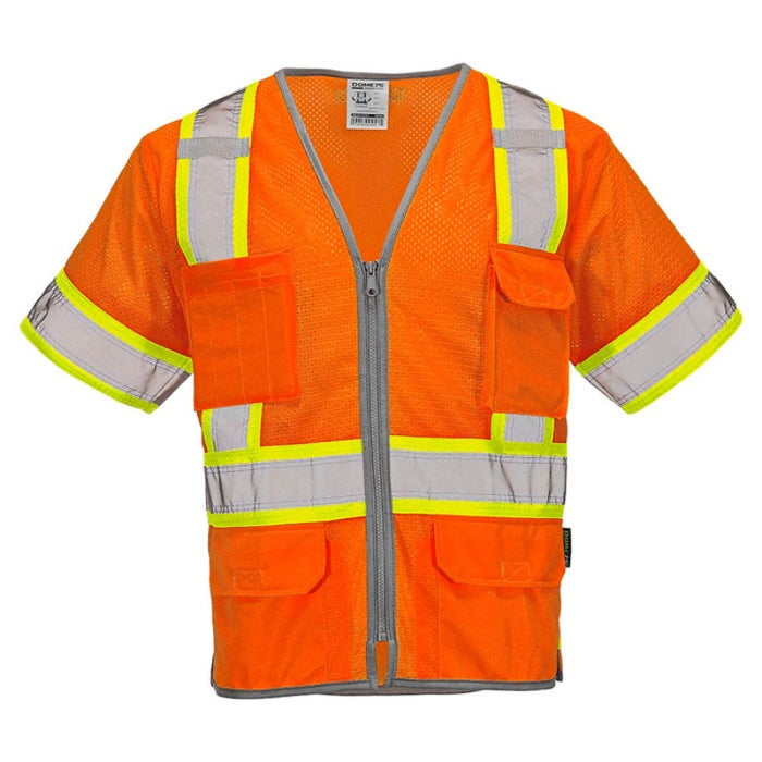 DOME75® DYNAMIC SERIES ANSI Class 3 Hi-Vis Contrast Viz-Cool Safety Vest - DV2533