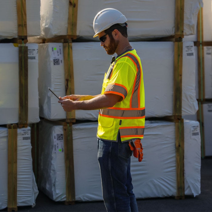 DOME75® DYNAMIC SERIES ANSI Class 3 Hi-Vis Contrast Viz-Cool Safety Vest - DV2533