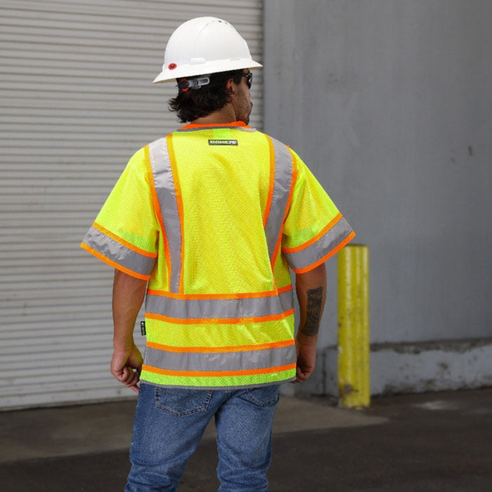 DOME75® DYNAMIC SERIES ANSI Class 3 Hi-Vis Contrast Viz-Cool Safety Vest - DV2533
