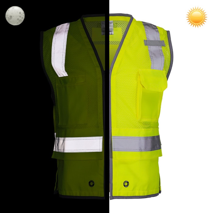 DOME75® DYNAMIC SERIES  Heavy Duty ANSI Class 2 Utility Safety Vest with ProPocket™ - DV3521