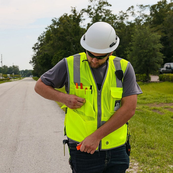 DOME75® DYNAMIC SERIES  Heavy Duty ANSI Class 2 Utility Safety Vest with ProPocket™ - DV3521