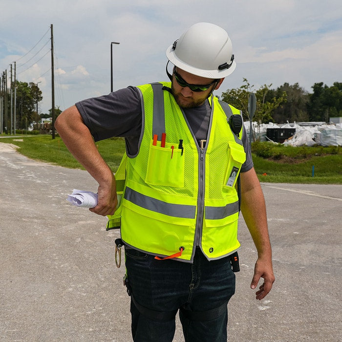 DOME75® DYNAMIC SERIES  Heavy Duty ANSI Class 2 Utility Safety Vest with ProPocket™ - DV3521