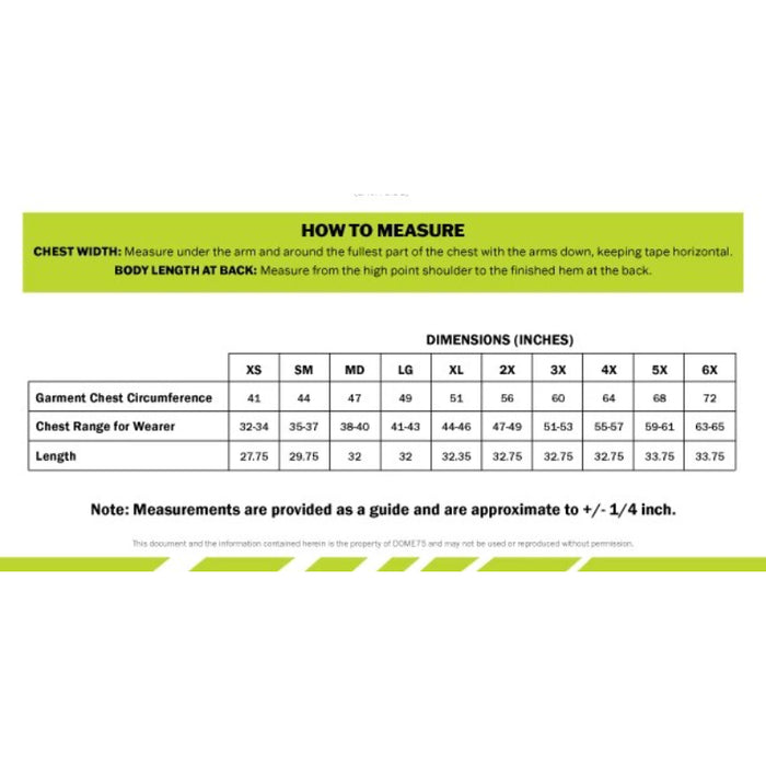 DOME75® DYNAMIC Series ANSI Class 2 Heavy Duty Economy Contrast Black Bottom Vest - DV3525