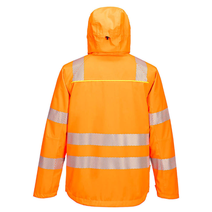 Portwest® DX4 Hi Vis Shell Waterproof Rain Safety Jacket - ANSI Class 3 - DX462