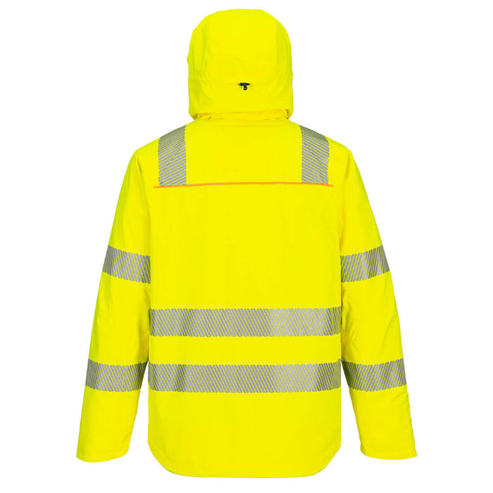 Portwest® DX4 Hi Vis Shell Waterproof Rain Safety Jacket - ANSI Class 3 - DX462