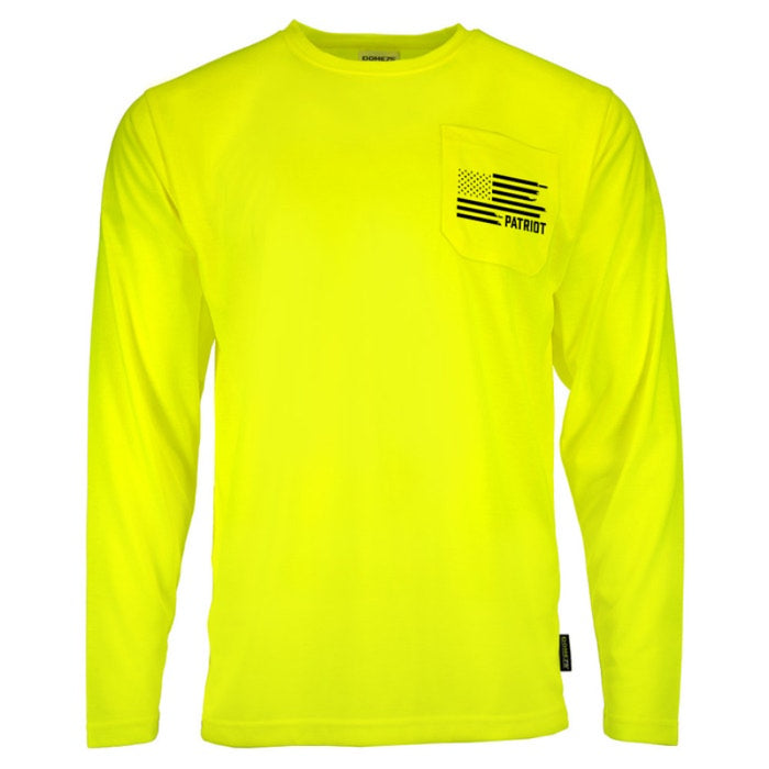 DOME75® EXIUS SERIES The Patriot Flag Viz-Tuff Long Sleeve T-Shirt - ESL26106A
