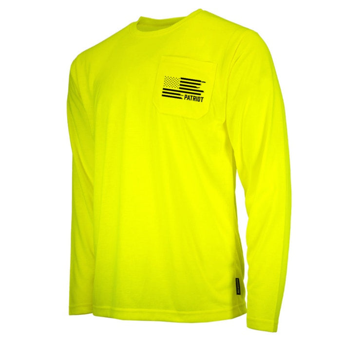 DOME75® EXIUS SERIES The Patriot Flag Viz-Tuff Long Sleeve T-Shirt - ESL26106A