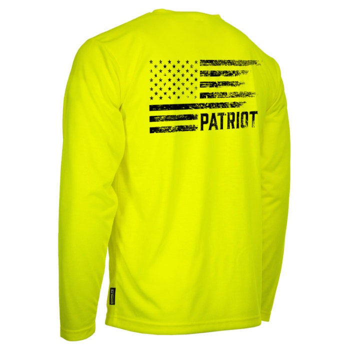 DOME75® EXIUS SERIES The Patriot Flag Viz-Tuff Long Sleeve T-Shirt - ESL26106A