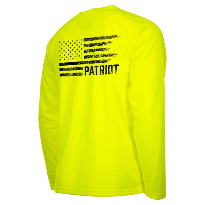 DOME75® EXIUS SERIES The Patriot Flag Viz-Tuff Long Sleeve T-Shirt - ESL26106A