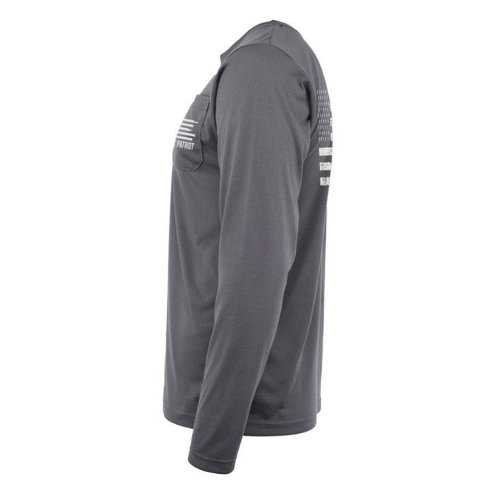 DOME75® EXIUS SERIES The Patriot Flag Viz-Tuff Long Sleeve T-Shirt - ESL26106A