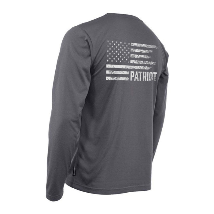 DOME75® EXIUS SERIES The Patriot Flag Viz-Tuff Long Sleeve T-Shirt - ESL26106A