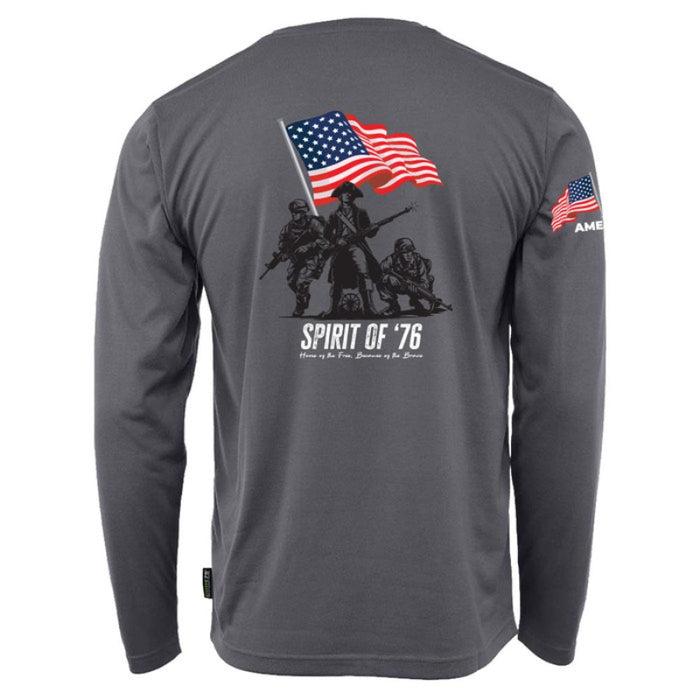 DOME75® EXIUS SERIES Spirit of '76 Viz-Tuff Long Sleeve T-Shirt - ESL26109A