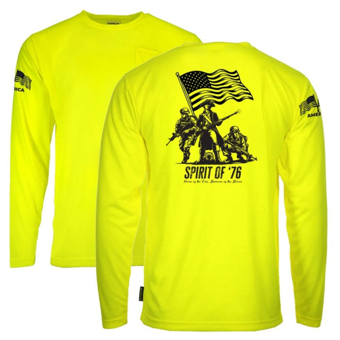 DOME75® EXIUS SERIES Spirit of '76 Viz-Tuff Long Sleeve T-Shirt - ESL26109A