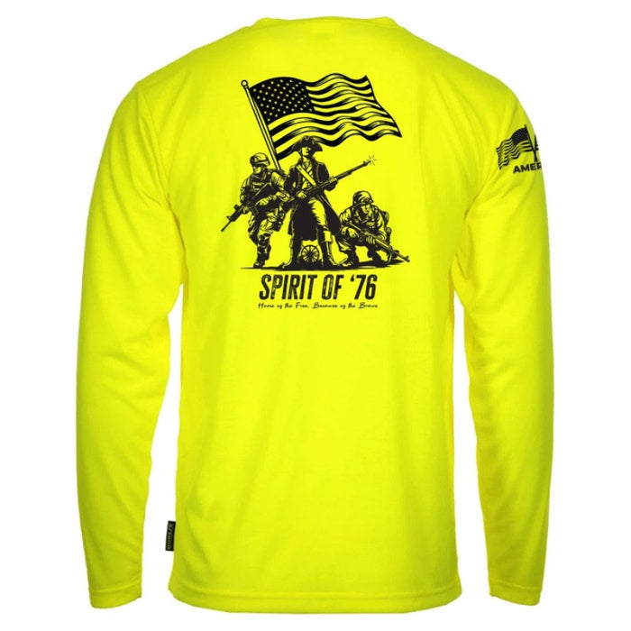 DOME75® EXIUS SERIES Spirit of '76 Viz-Tuff Long Sleeve T-Shirt - ESL26109A