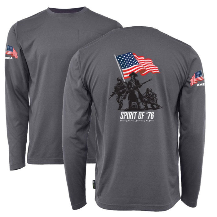 DOME75® EXIUS SERIES Spirit of '76 Viz-Tuff Long Sleeve T-Shirt - ESL26109A