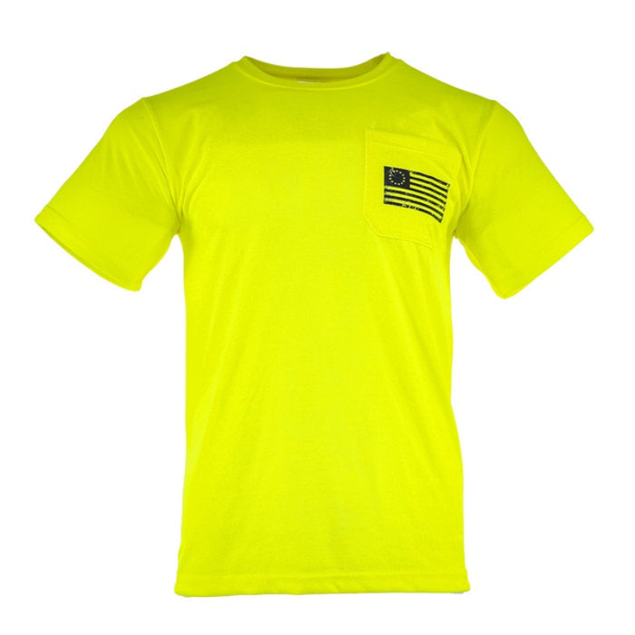 DOME75® EXIUS SERIES Betsy Ross Flag Viz-Tuff Short Sleeve T-Shirt - ESS26102A