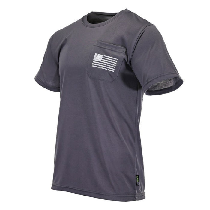 DOME75® EXIUS SERIES Betsy Ross Flag Viz-Tuff Short Sleeve T-Shirt - ESS26102A