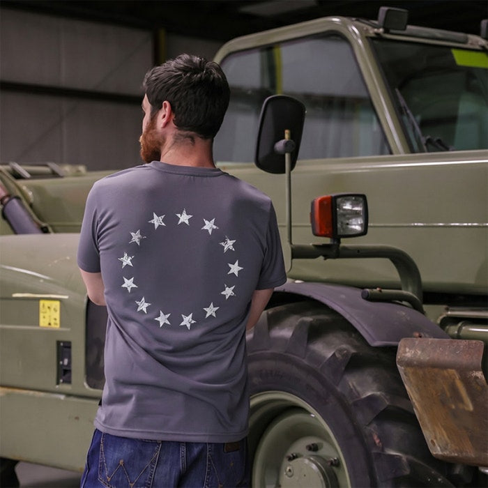 DOME75® EXIUS SERIES Betsy Ross Flag Viz-Tuff Short Sleeve T-Shirt - ESS26102A