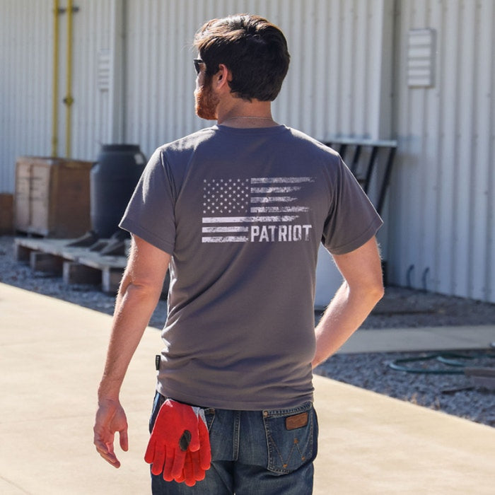 DOME75® EXIUS SERIES The Patriot Flag Viz-Tuff Short Sleeve T-Shirt - ESS26106A