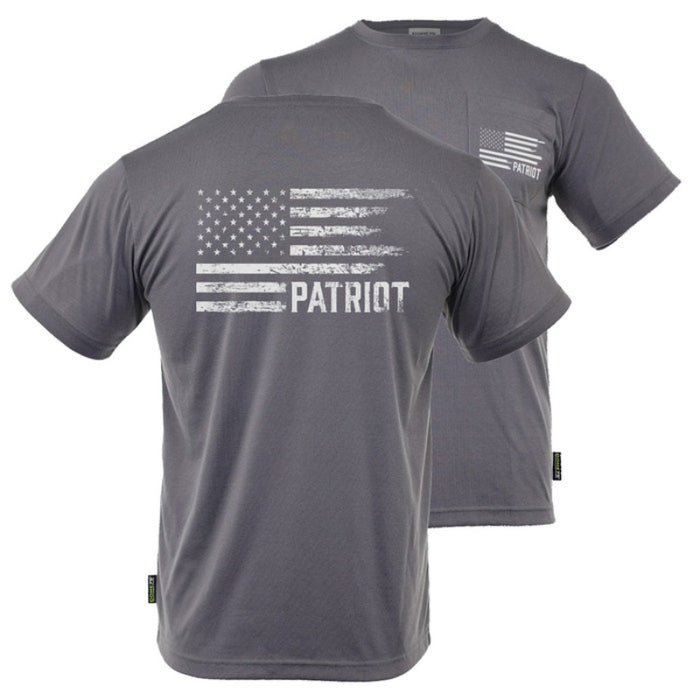 DOME75® EXIUS SERIES The Patriot Flag Viz-Tuff Short Sleeve T-Shirt - ESS26106A