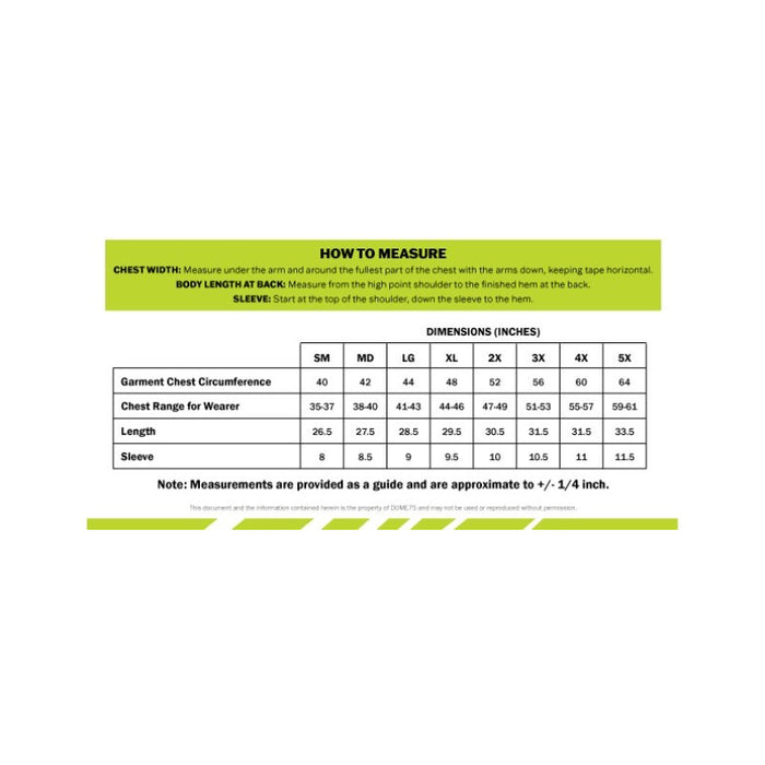 DOME75® DYNAMIC SERIES High Visibility Viz-Tuff Moisture Wicking Safety T-Shirt - DSS2601