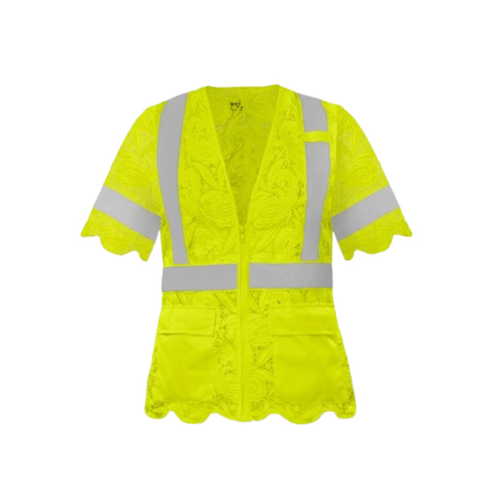 Ironwear® Women's High Visibility Safety Vest - ANSI Class 3 - Type R - 1228-Z-RD