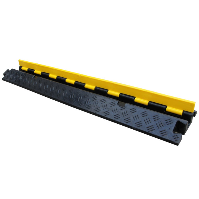 Driver Over Cable Protection ATLAS Heavy Duty Cable Protector - 1 Channel - Yellow / Black - CP9896 ...