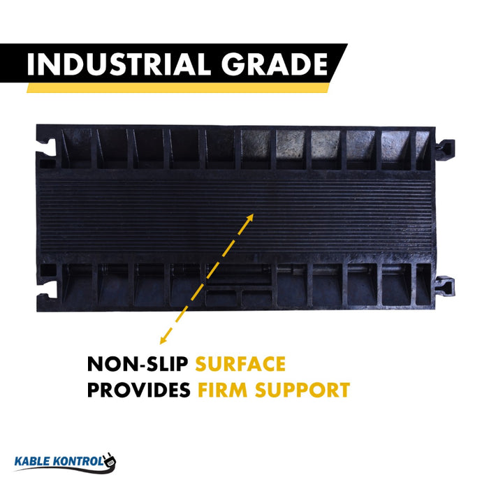 ATLAS Cable Protector Ramp - 3 Channels - Yellow / Black - CP9973