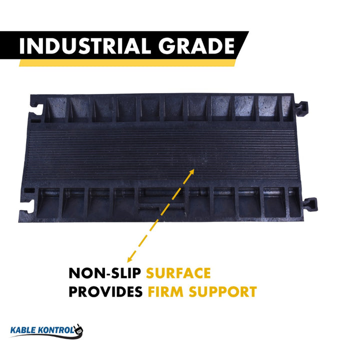 ATLAS Cable Protector Ramp - 5 Channels - Yellow / Black - CP9975