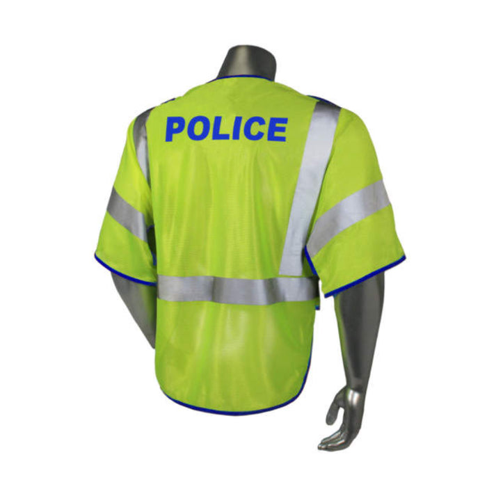 Radians Radwear USA EMS High Visibility Safety Vest ANSI Class 3  Type P - LHV-PS3-DSZR - Style Police