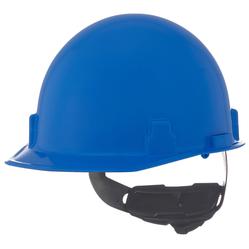 MSA® Thermalgard Cap Style Hard Hat - Fas-Trac Suspension - Blue ...