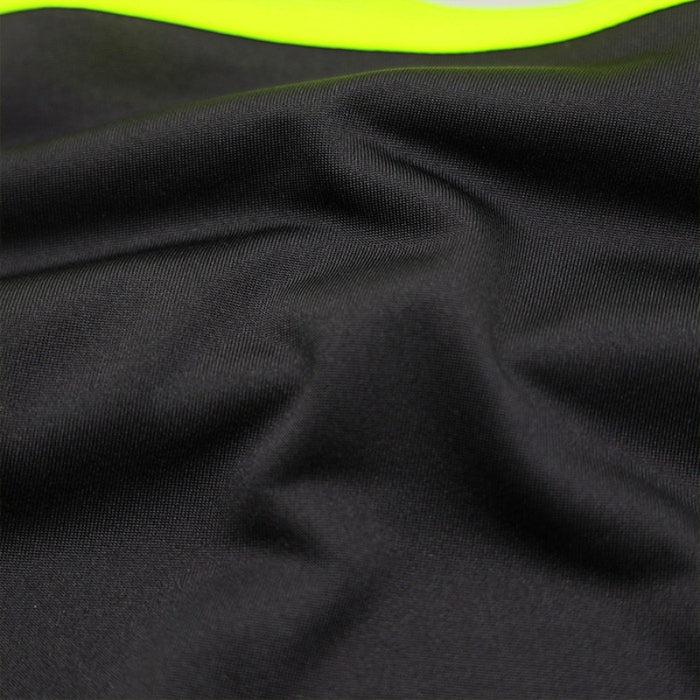DOME75® OMNI SERIES Enhanced Visibility Lightweight Snag-Proof Black Bottom Safety Polo - OSP4742