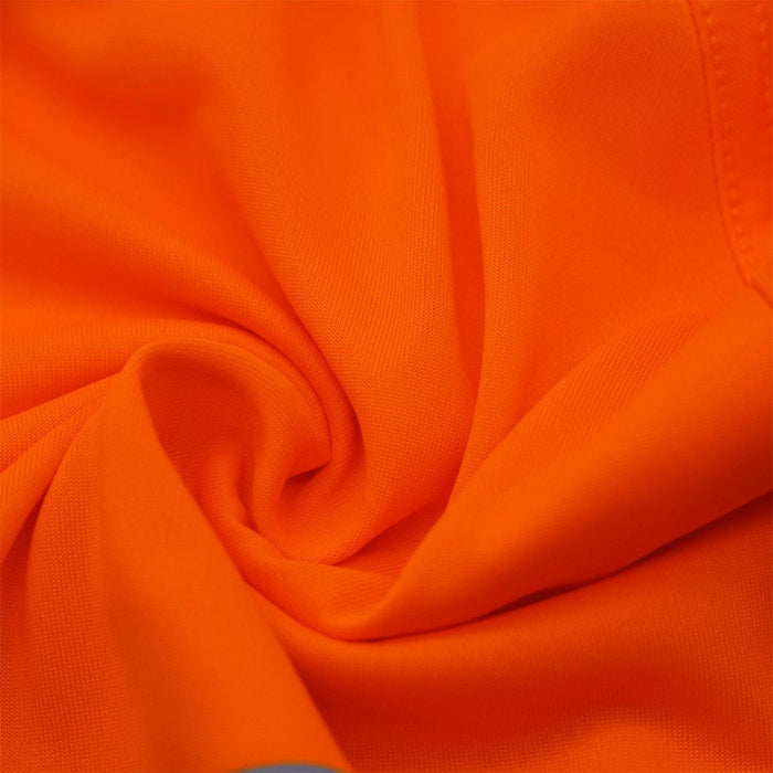 DOME75® OMNI SERIES Enhanced Visibility Lightweight Snag-Proof Black Bottom Safety Polo - OSP4742