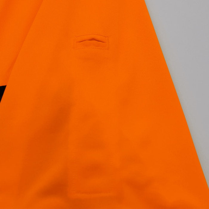 DOME75® OMNI SERIES Enhanced Visibility Lightweight Snag-Proof Black Bottom Safety Polo - OSP4742